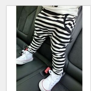 Black and White Harem Pants